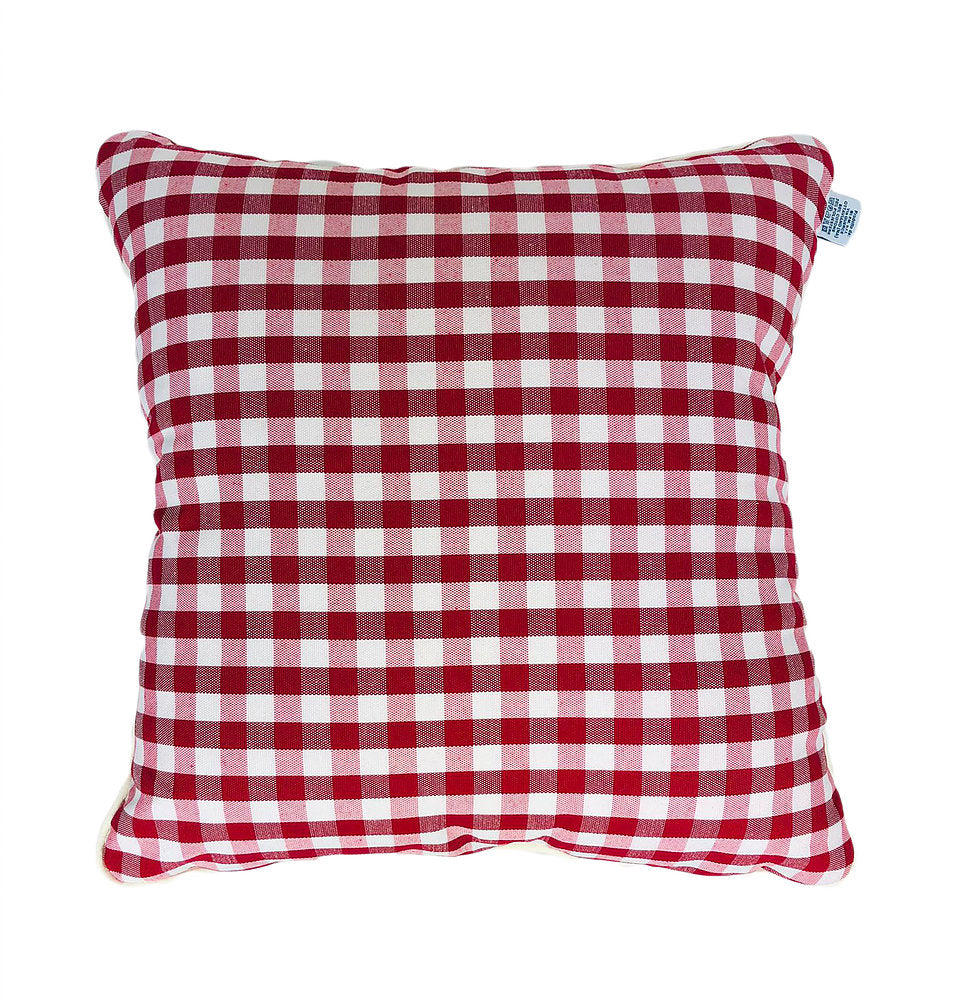 Cuscino natalizio VINGI addobbi Natale arredo decoro 50x50 cm ricamo renna 0661