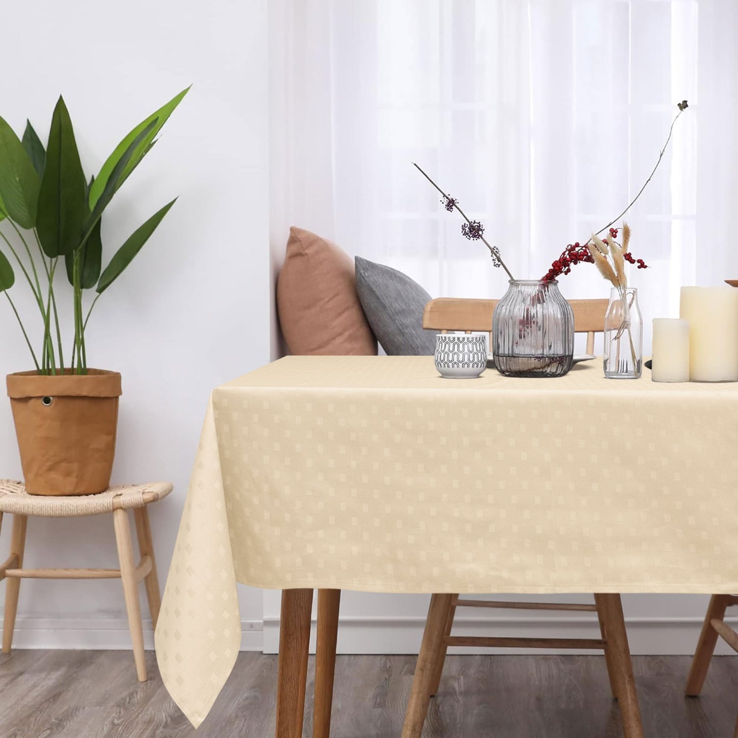 Tovaglia da Tavola 12 Posti tinta unita in Cotone Damina 0700