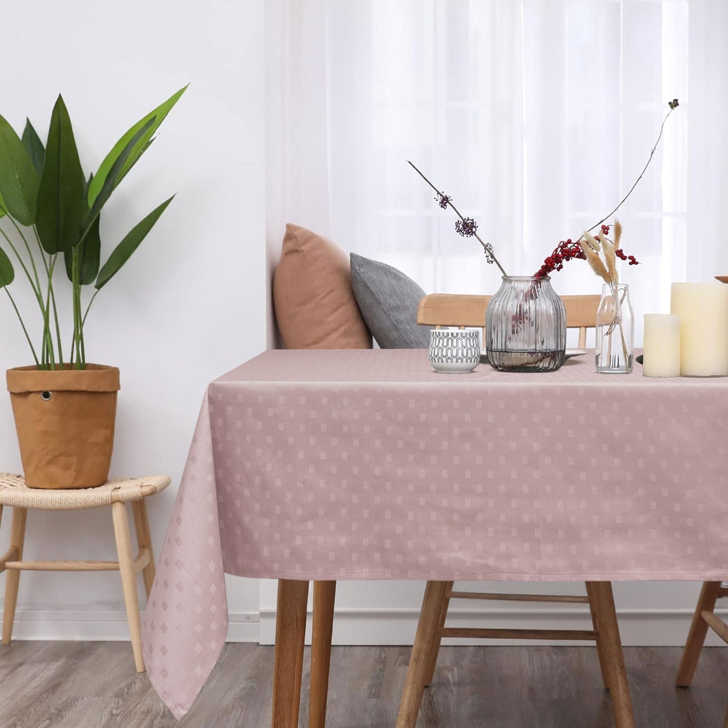 Tovaglia da Tavola 24 Posti tinta unita in Cotone Damina 3059