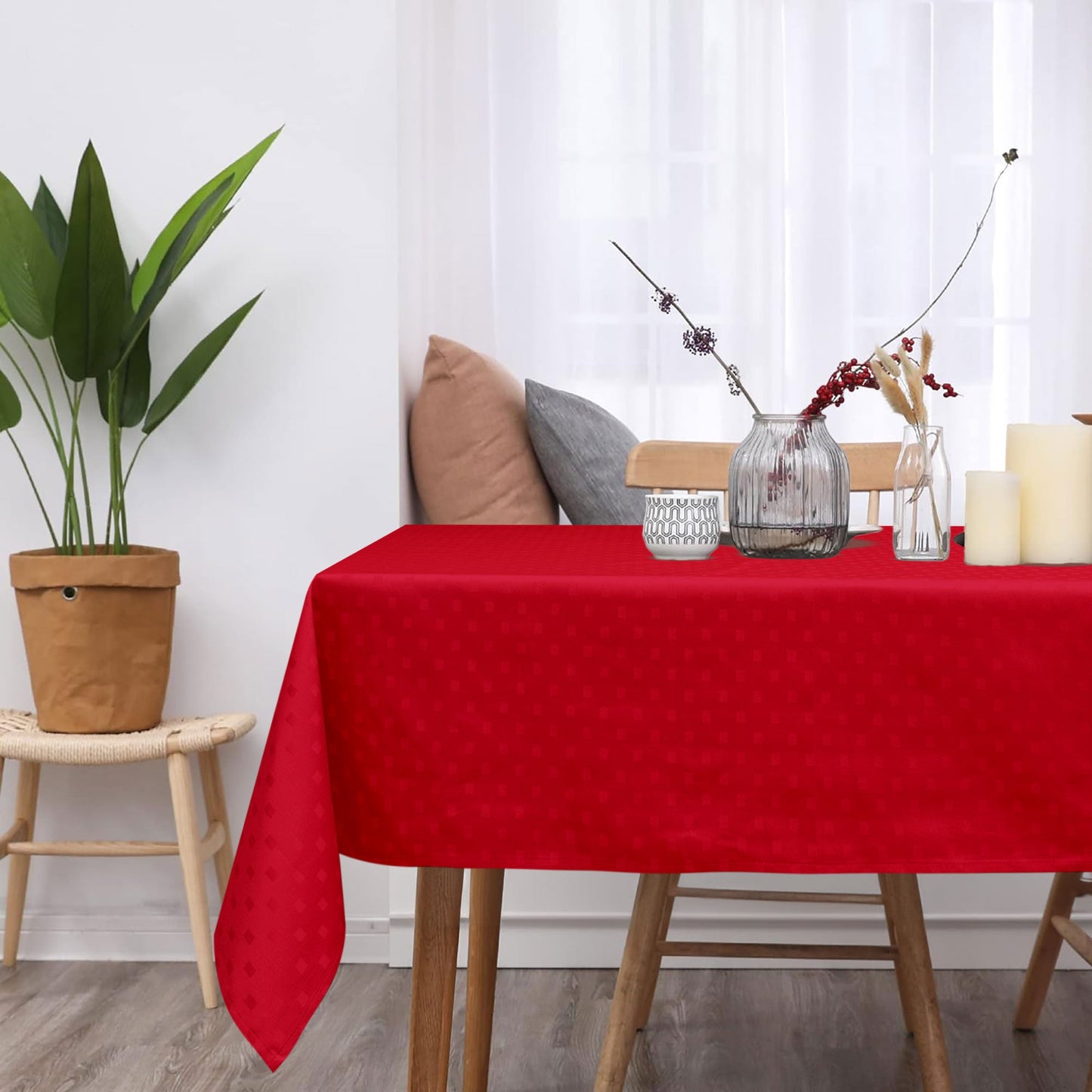 Tovaglia da Tavola 12 Posti tinta unita in Cotone Damina 0700