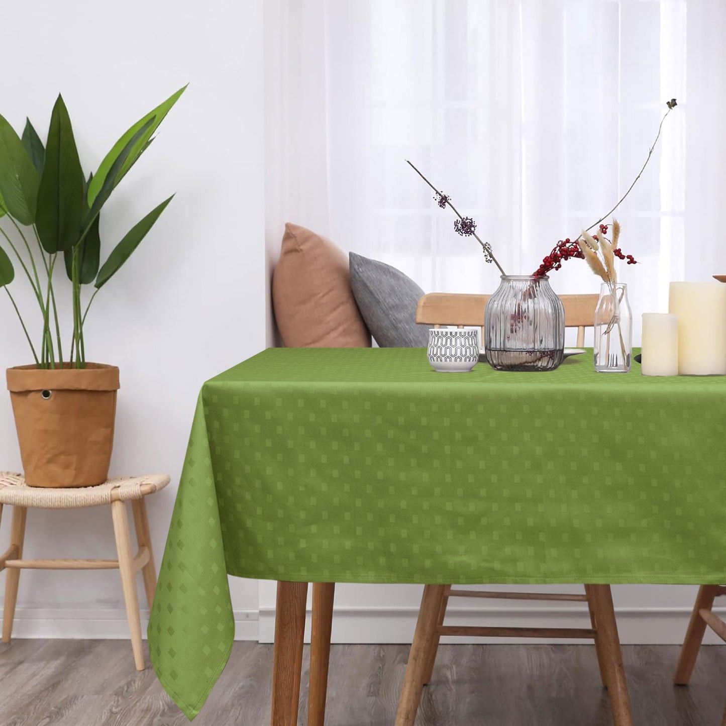 Tovaglia da Tavola 24 Posti tinta unita in Cotone Damina 3059