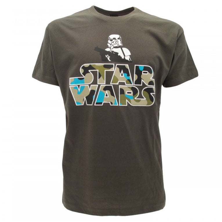 T-Shirt ufficiale Star Wars Disney maglia stampata originale uomo ragazzo 0976