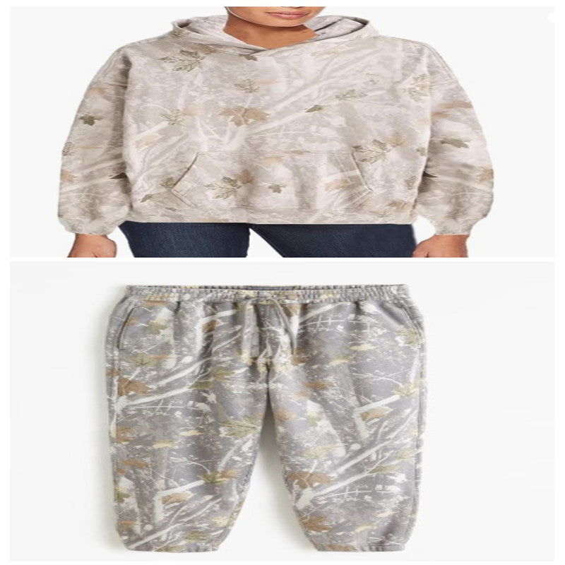 Autumn And Winter European And American 3D Digital Printed Fleece Couple Trousers