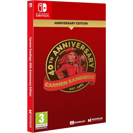Carmen Sandiego: 40th Anniversary Edition Nintendo Switch EU Video Game NS Italian