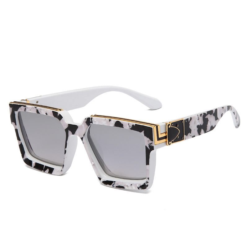 Fashion Big Square Rim Trendy Sunglasses