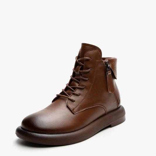 Women's Winter New Fleece-lined Warm Flat Bottom Short Boots