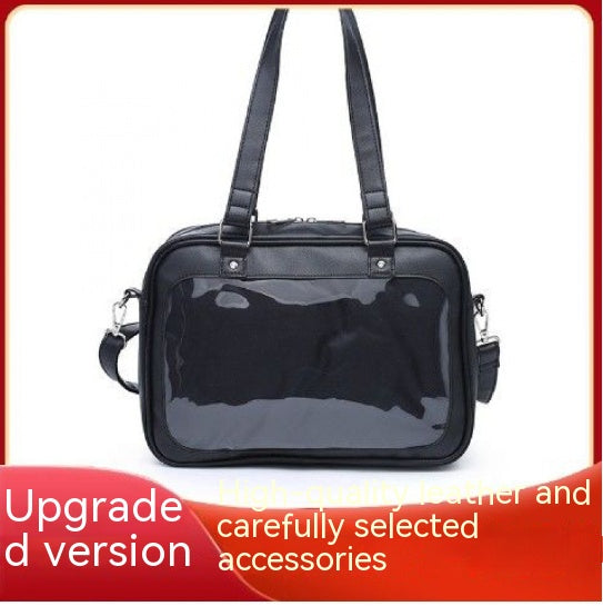 Transparent Badge Cartoon Backpack