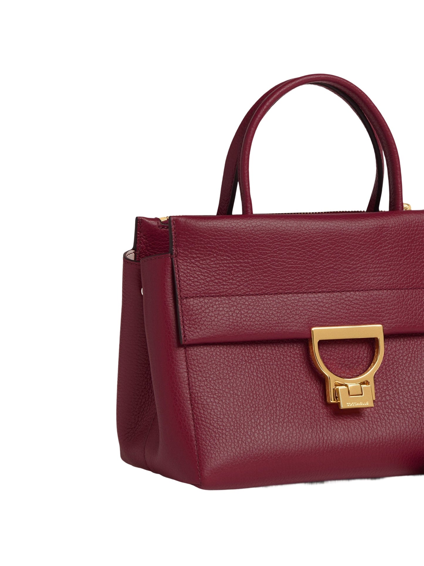 COCCINELLE Borsa Donna a Mano con Tracolla Viola, In Vera Pelle, Arlettis Medium