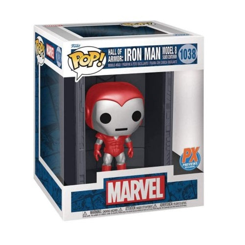 Funko Pop! Marvel - Deluxe - Hall Of Armor (1038) Iron Man Model 8 Exm Vinyl 9Cm