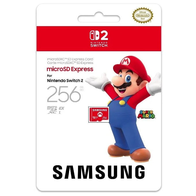 Nintendo Switch 2 Samsung Micro Sd Express (256Gb) Super Mario NSW2