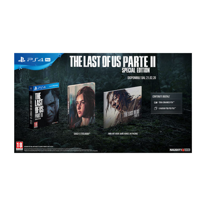 The Last Of Us Part 2 Special Limited Edition PS4 Italian PlayStation 4 New