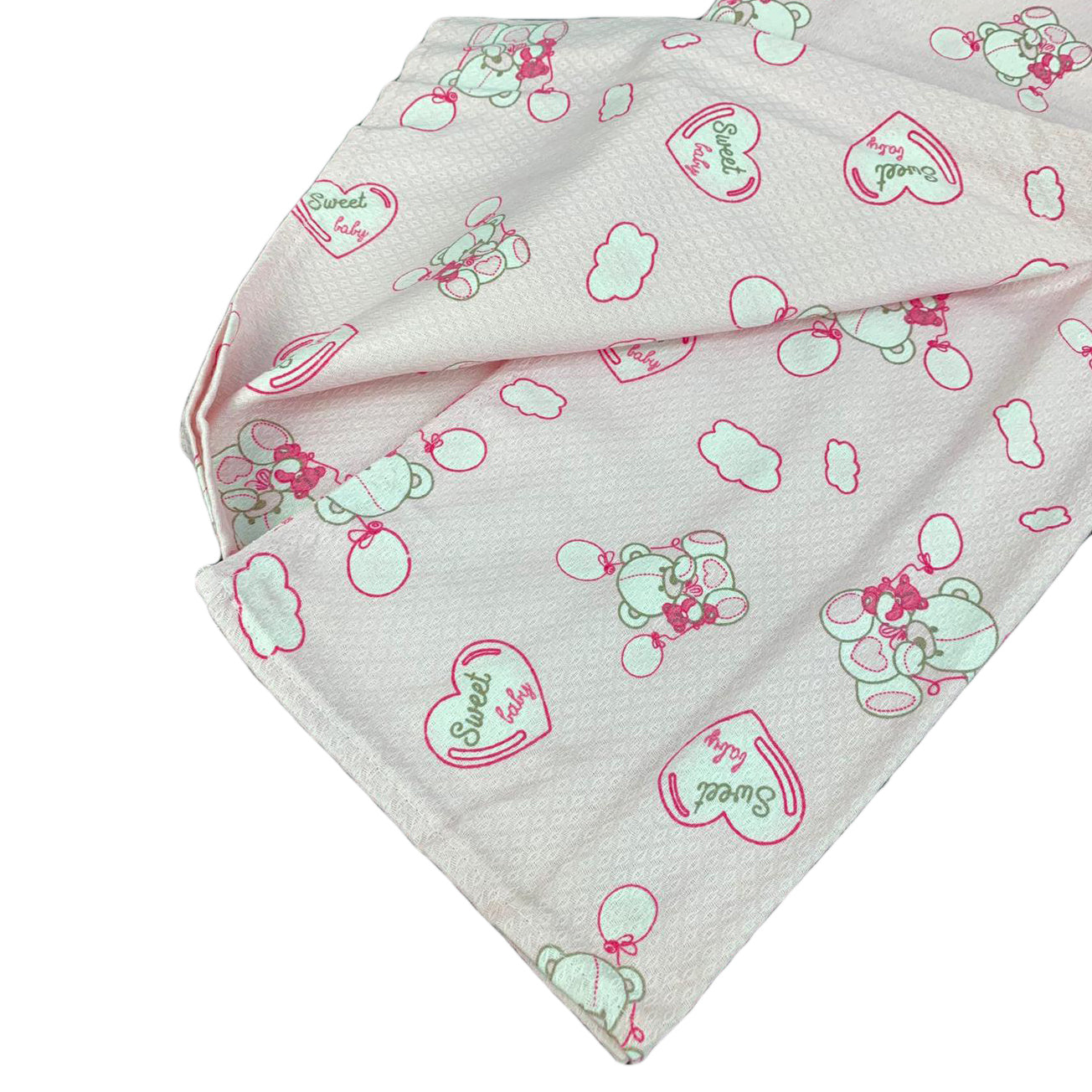 Copertina culla carrozzina piquet cotone stampato neonato Piccole Emozioni 1195