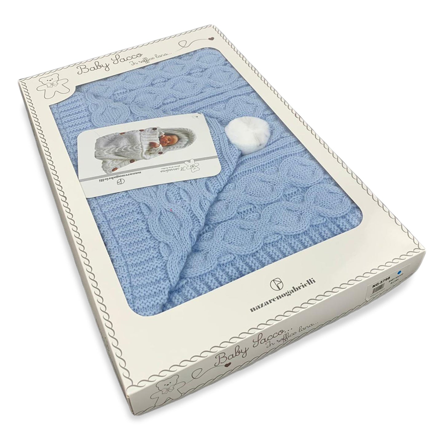 Sacco baby nanna neonato multiuso coperta per bimbo Nazareno Gabrielli 1196