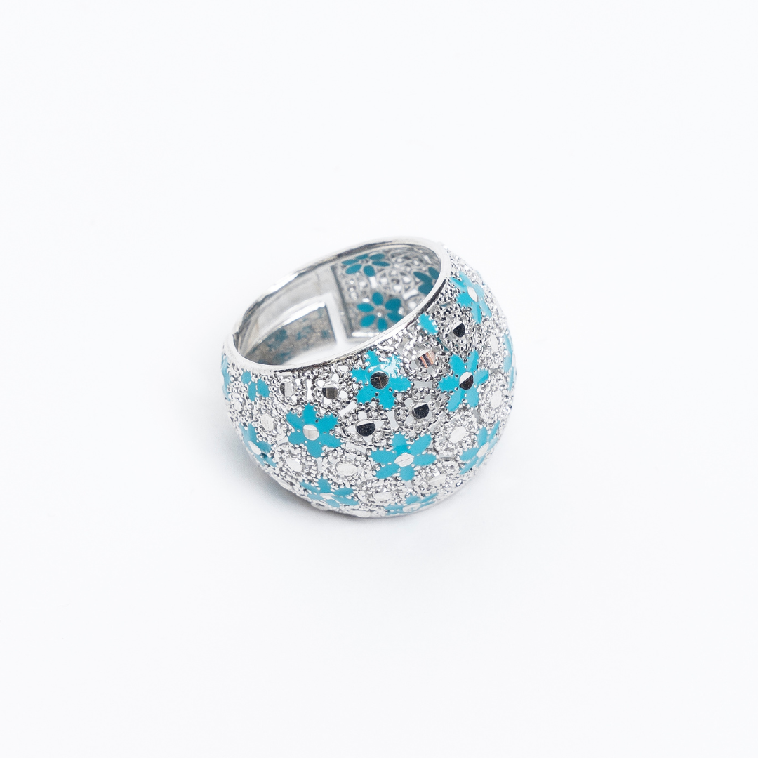 ANELLO IN ARGENTO "GOLD CRUSH"