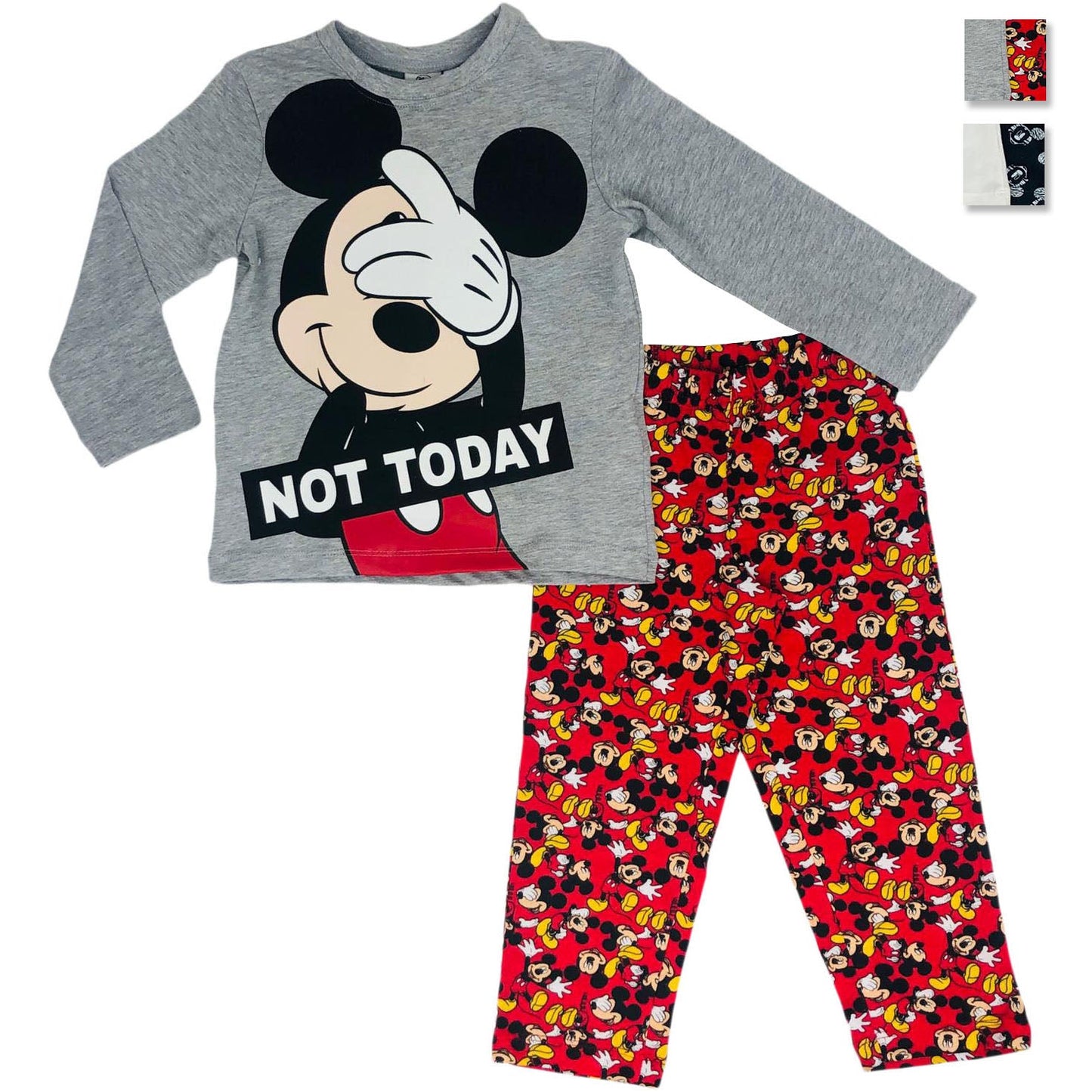 Pigiama Disney Mickey Mouse maniche lunghe bambino ufficiale 1263