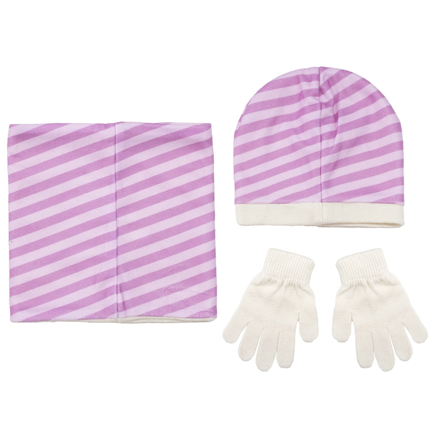 Set cappello guanti e scaldacollo invernale cappellino bambina LOL Surprise 1278