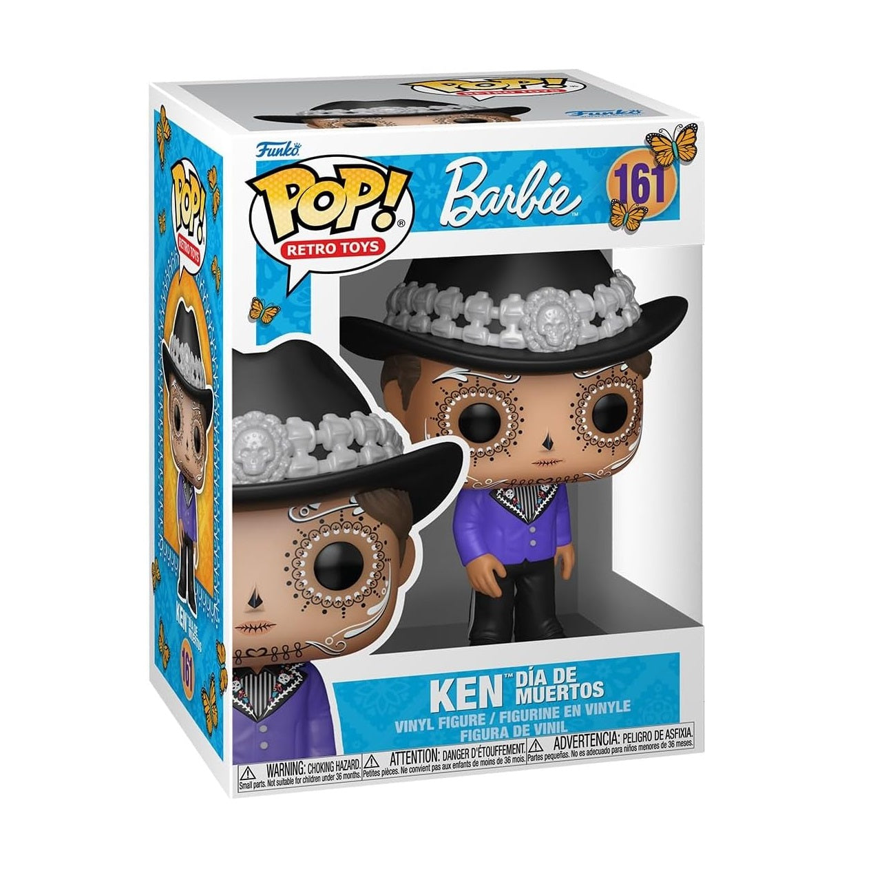 Funko Pop ! Retro Toys - Barbie (161) Ken "Dìa de Muertos" Vinyl Figure 10cm
