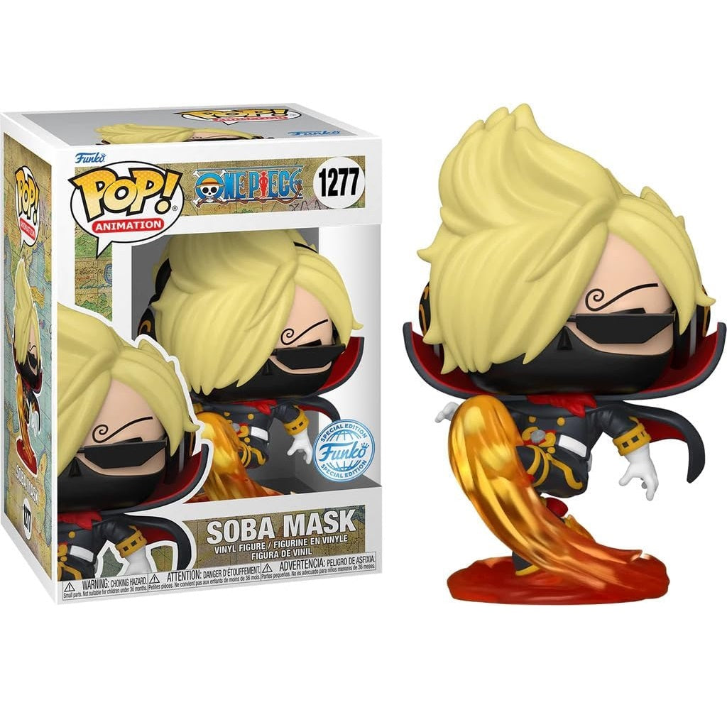Funko Pop ! Animation One Piece - Soba Mask (1277) Vinyl Figure 9cm
