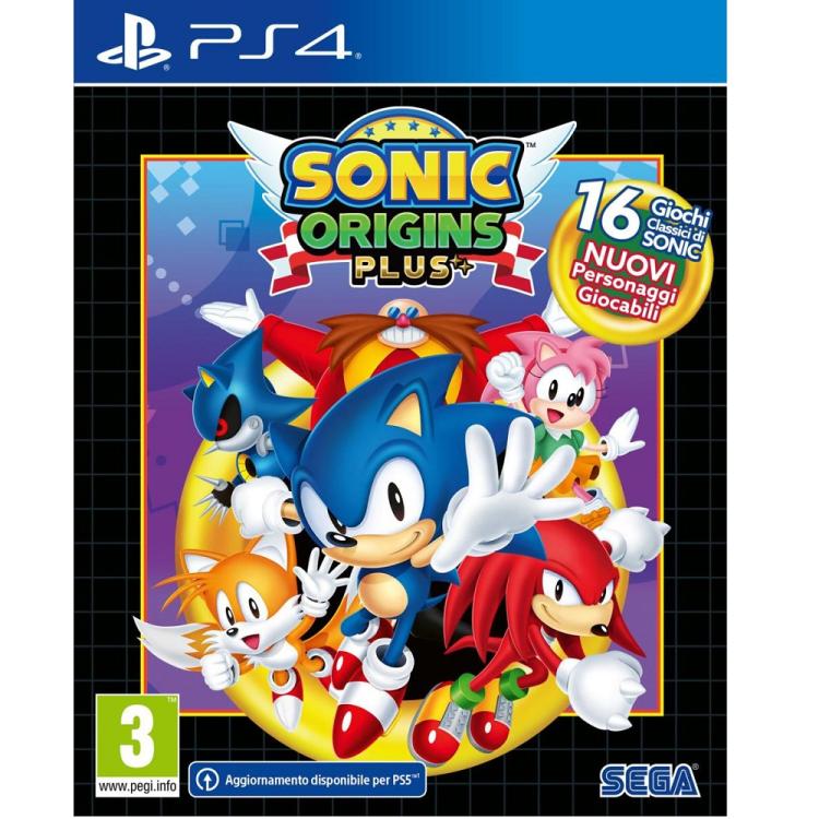 Sonic Origins Plus Day One Edition PS4 PlayStation 4 PAL Italian Game New Up PS65