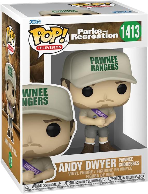 Funko Pop! Television Parks And Recreation (1413) Andy Dwyer W/Sash Vinyl Figure