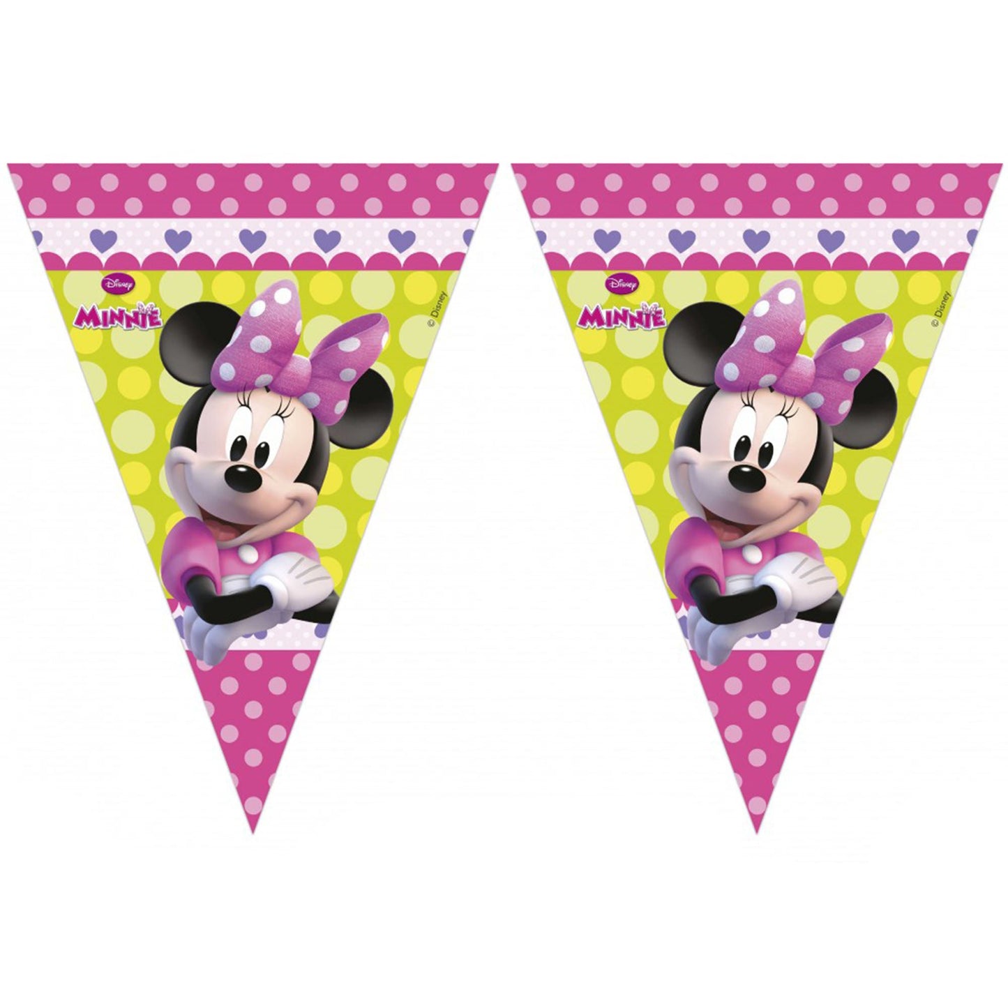 Striscione di plastica ufficiale Disney Minnie feste di compleanno 2,3 mt 1415