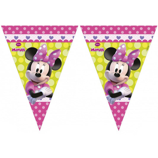 Striscione di plastica ufficiale Disney Minnie feste di compleanno 2,3 mt 1415