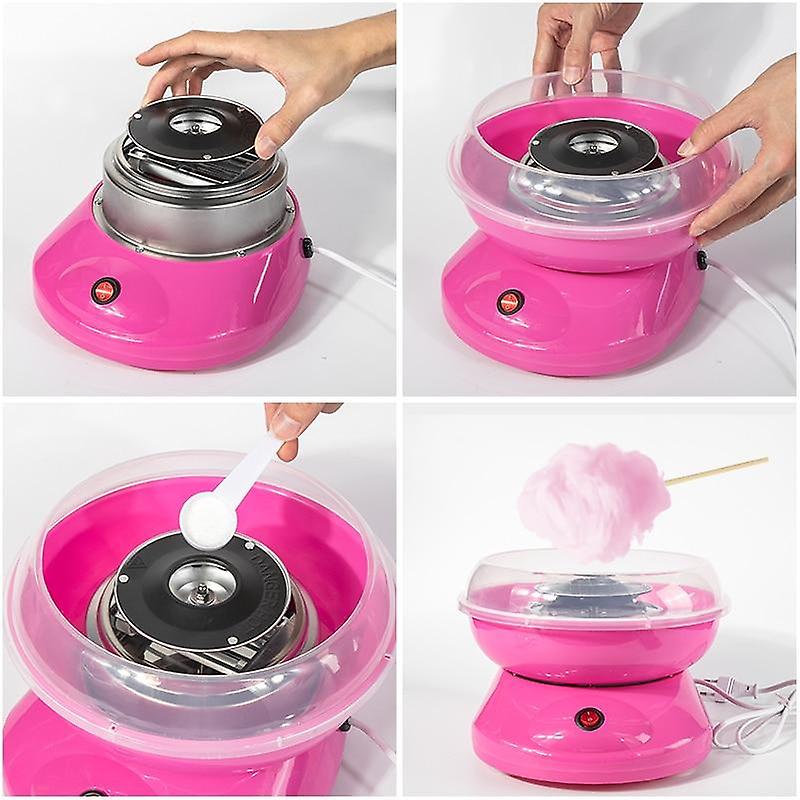 Stainless Steel and Aluminum Cotton Candy Machine 500w