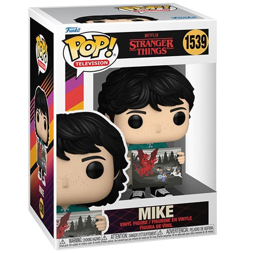 Funko Pop ! Television Netflix Stranger Things - (1539) Mike w/Painting 9cm