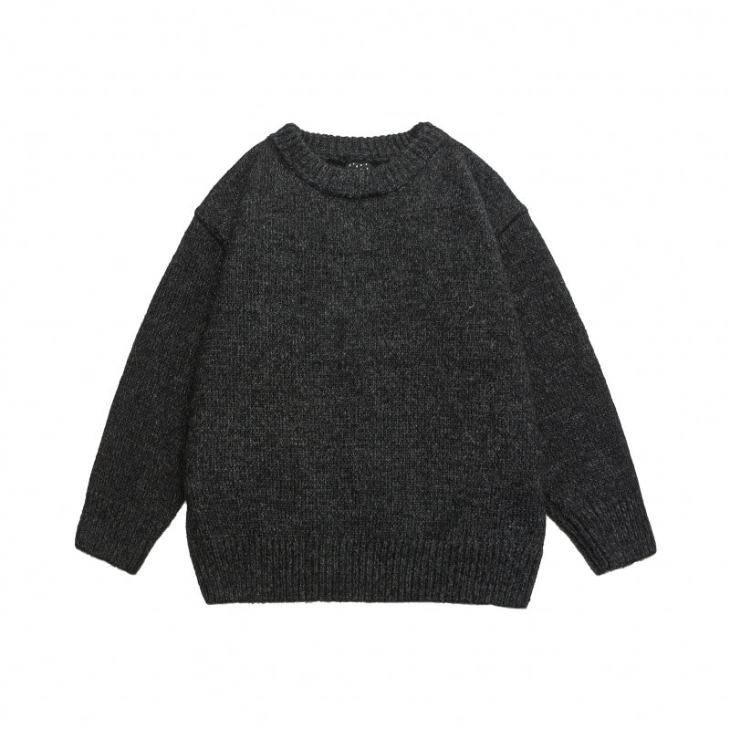 Winter College Basic Style Boys And Girls Woolen Sweater Top