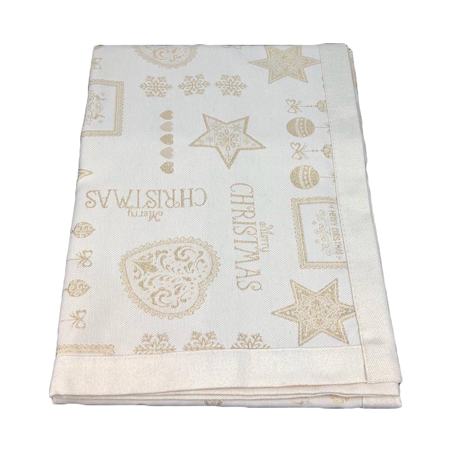 Copritavolo Natalizio VINGI con decori di Natale tovaglia per 12 posti 1573