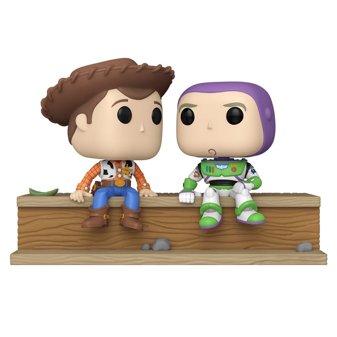 Funko Pop ! Disney Pixar - Toy Story - (1599) Woody and Buzz - Vinyl Figure Statuetta 10cm