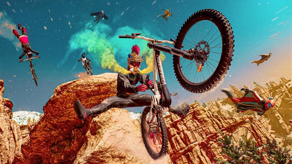 Riders Republic PS4 PlayStation 4 Game Bikes Skateboards Motorbikes Skis Italian Game