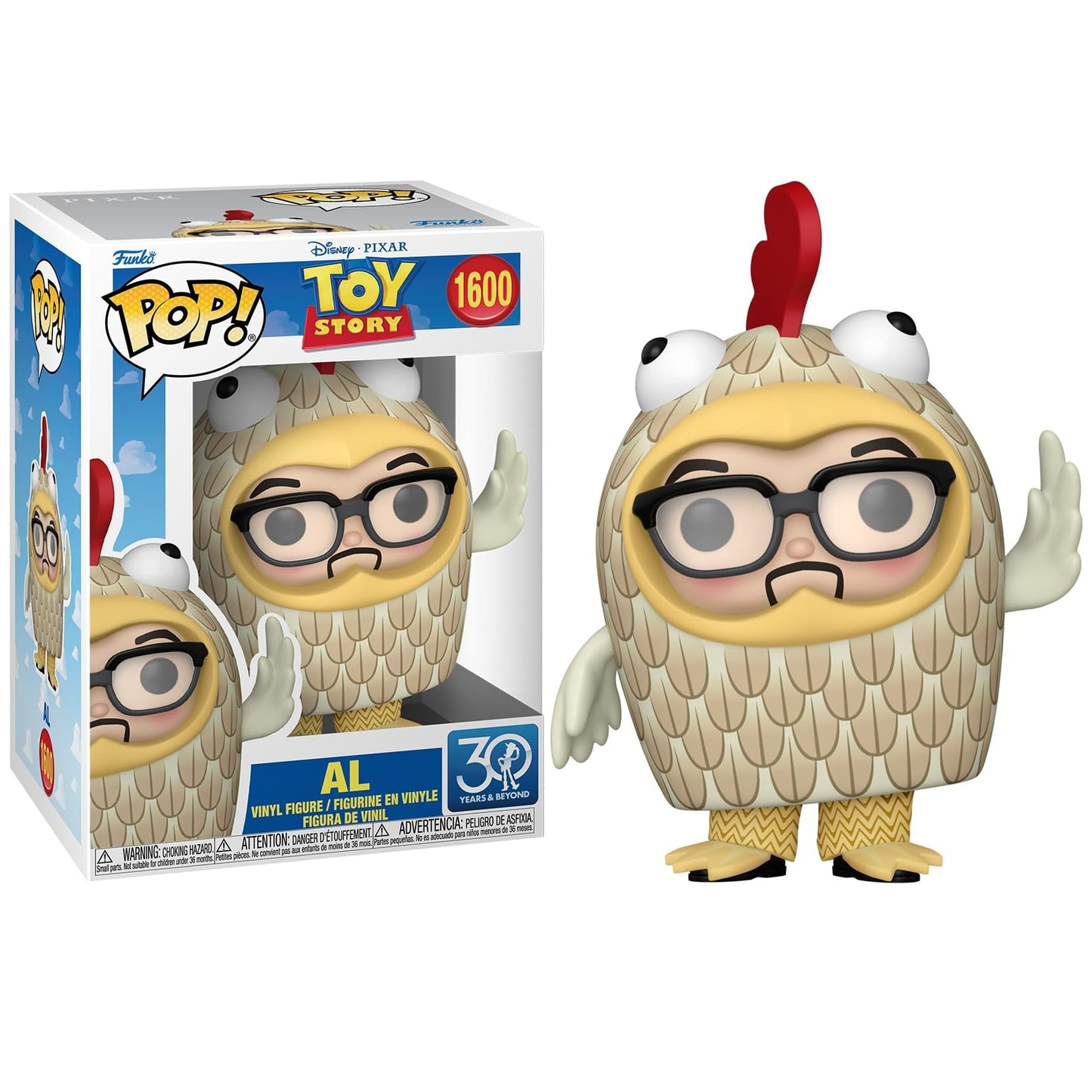Funko Pop ! Disney Pixar - Toy Story - (1600) Al (Chicken Suit) - Vinyl Figure Statuetta 10cm