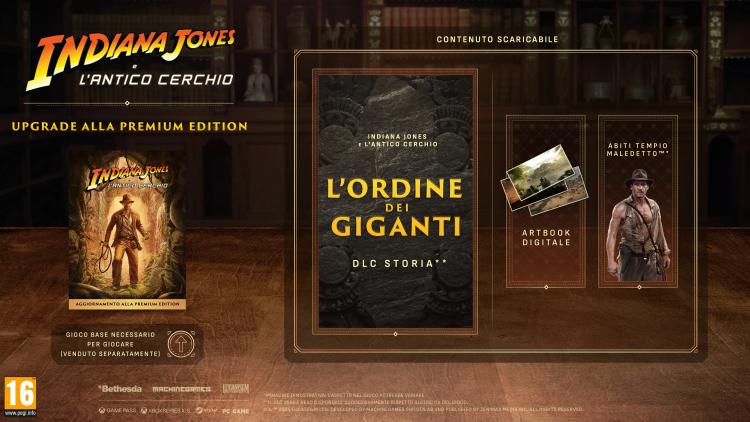 Indiana Jones E L'Antico Cerchio Premium Edition Xbox Serie X Gioco Italiano New
