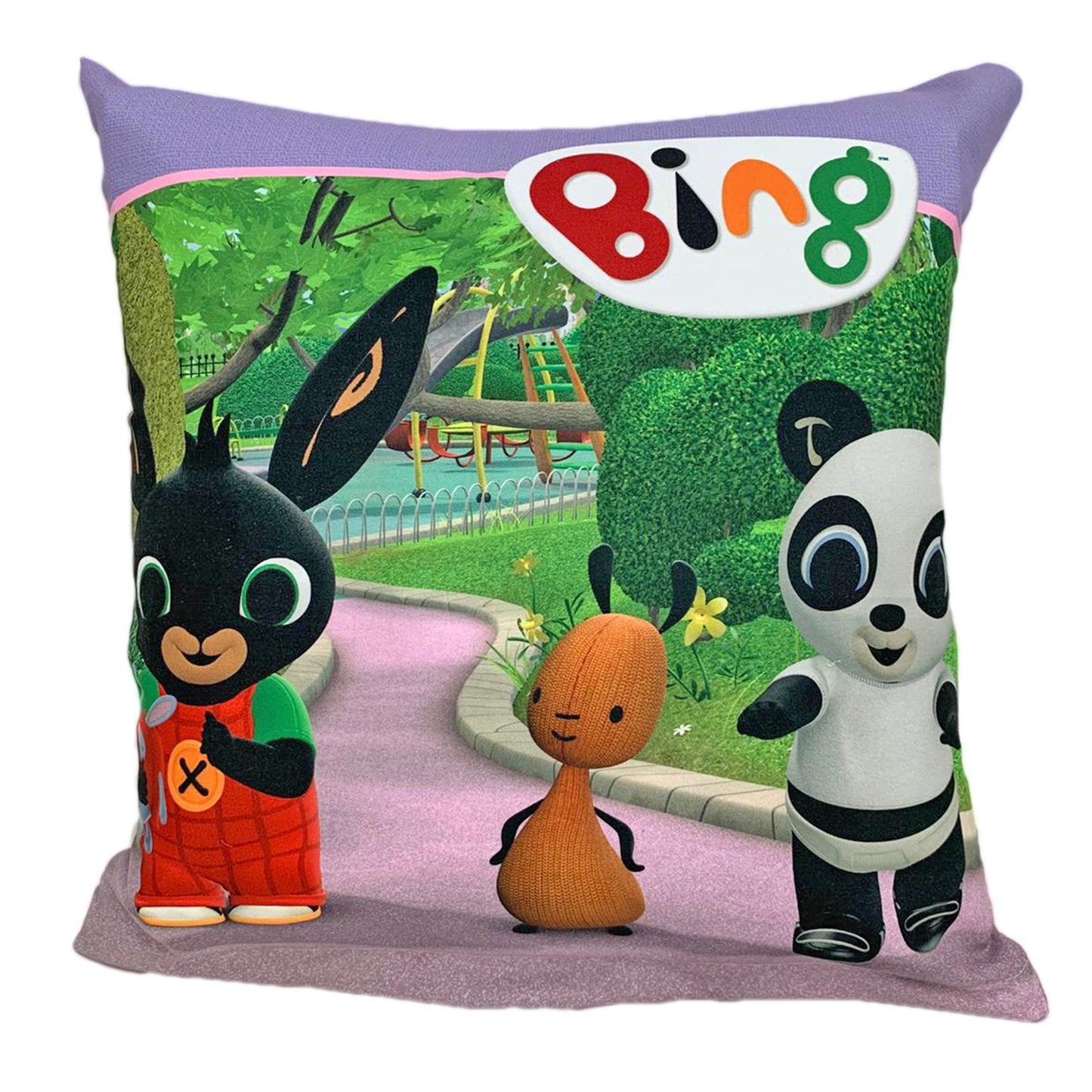 Federa copri cuscino in microfibra stampata ufficiale Bing 40x40 cm 1682