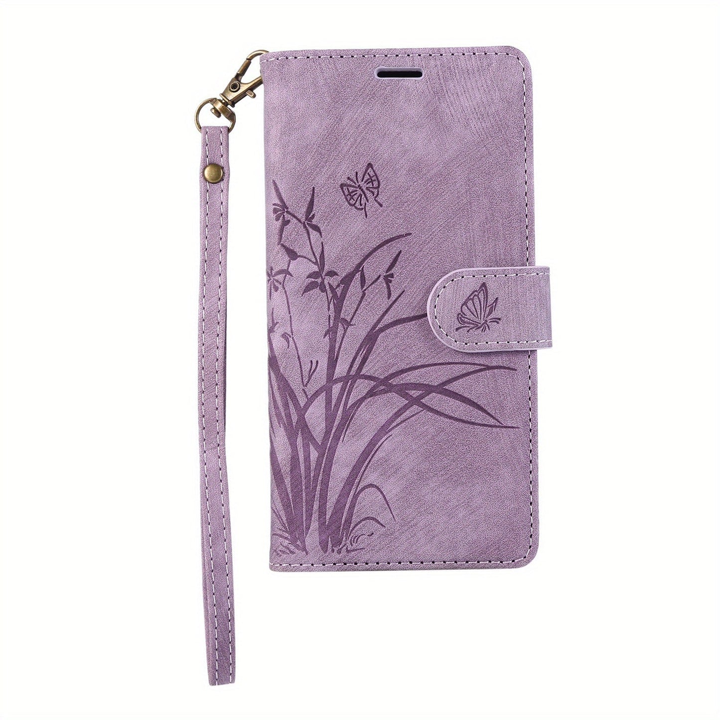 Flower Flip Case For Samsung Galaxy A25 A15 A05 A54 A34 A24 A14 A04 S A04E 4G 5G Lanyard PU Leather Wallet Card Slot Stand Magnetic Phone Cover