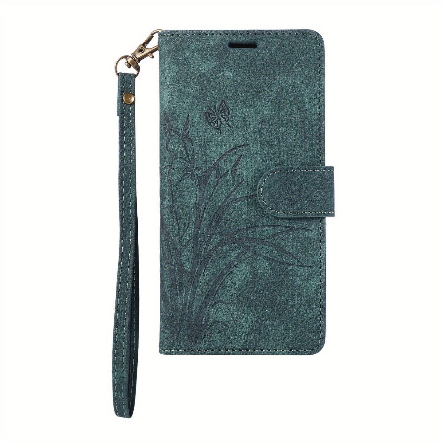 Flower Flip Case For Samsung Galaxy A25 A15 A05 A54 A34 A24 A14 A04 S A04E 4G 5G Lanyard PU Leather Wallet Card Slot Stand Magnetic Phone Cover