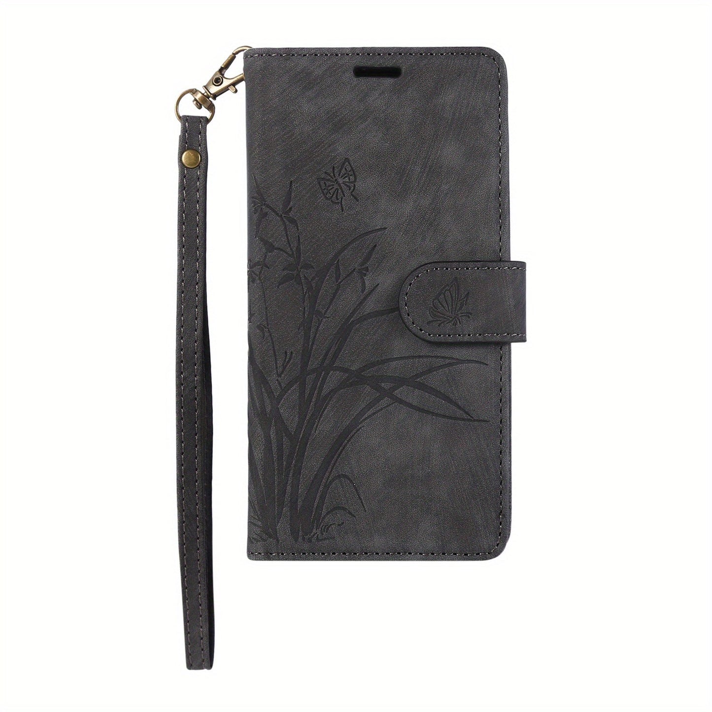 Flower Flip Case For Samsung Galaxy A25 A15 A05 A54 A34 A24 A14 A04 S A04E 4G 5G Lanyard PU Leather Wallet Card Slot Stand Magnetic Phone Cover