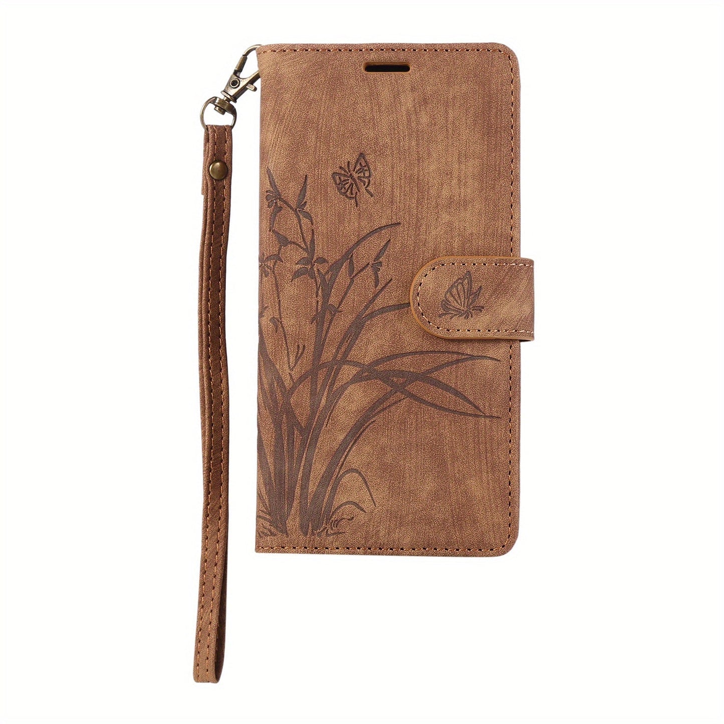 Flower Flip Case For Samsung Galaxy A25 A15 A05 A54 A34 A24 A14 A04 S A04E 4G 5G Lanyard PU Leather Wallet Card Slot Stand Magnetic Phone Cover