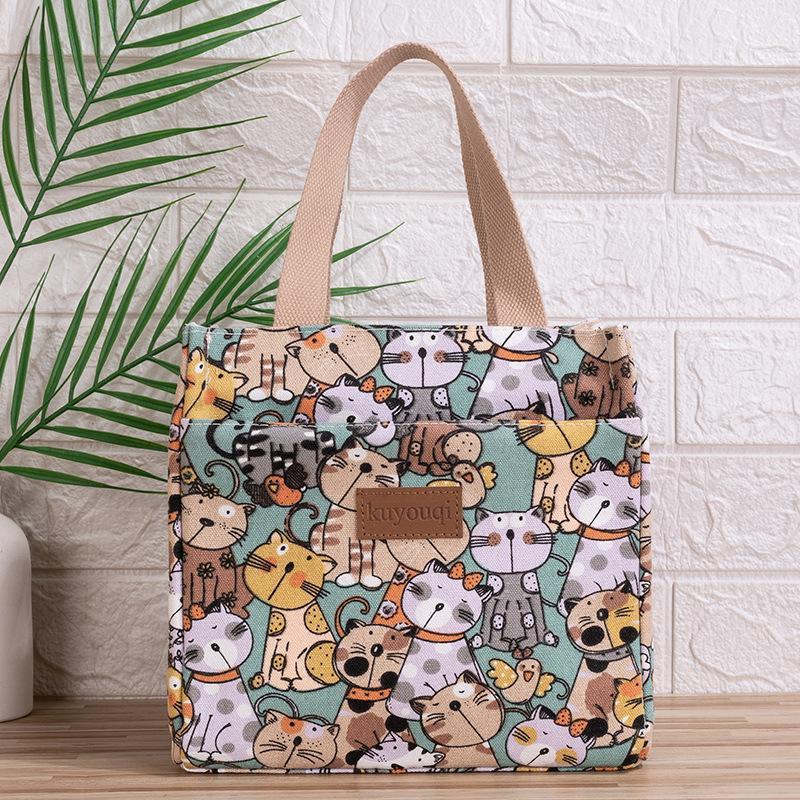 Borsa Termica in Alluminio Ispessimento Portatile Tela Isolante