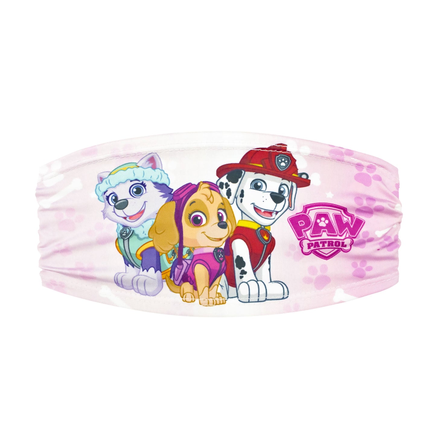 Fascia per capelli elastica Paw Patrol ufficiale stampata per bambina 1857