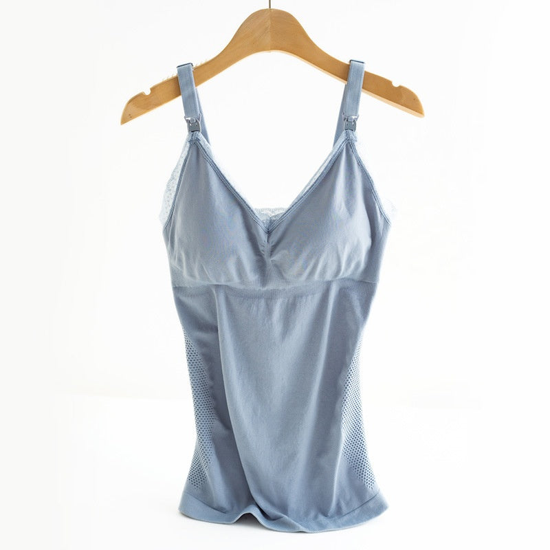 Postpartum Front Vest Front Buckle Camisoles For Breastfeeding