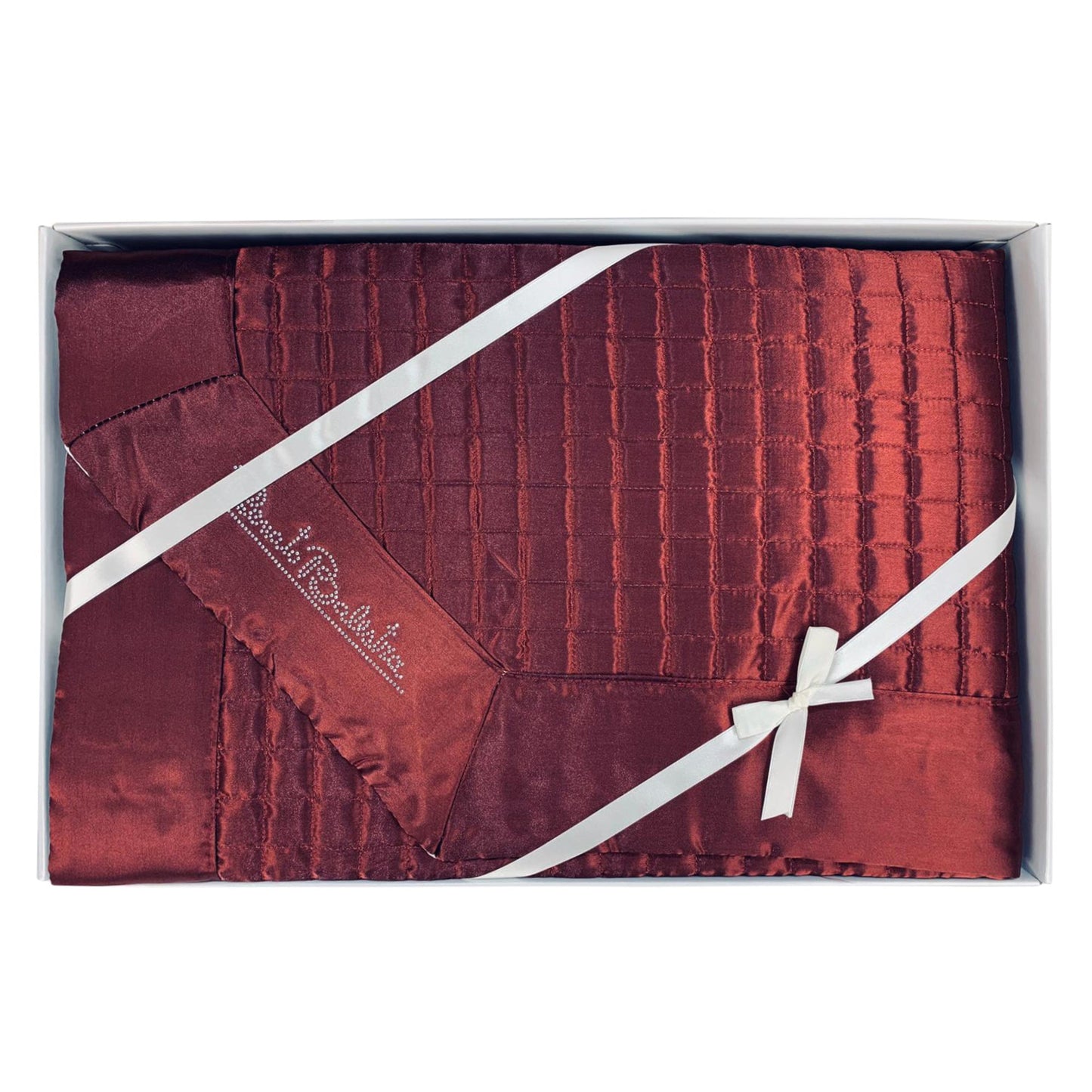 Trapuntino copriletto trapuntato Renato Balestra letto matrimoniale Viola 1944