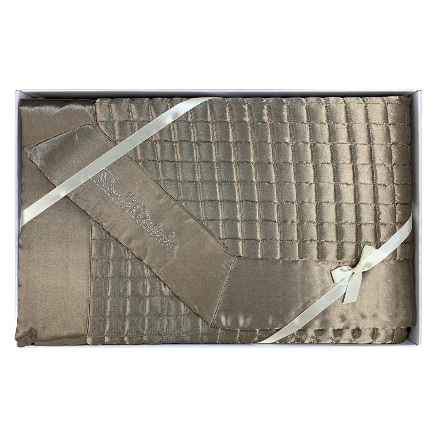 Trapuntino copriletto trapuntato Renato Balestra letto matrimoniale Viola 1944