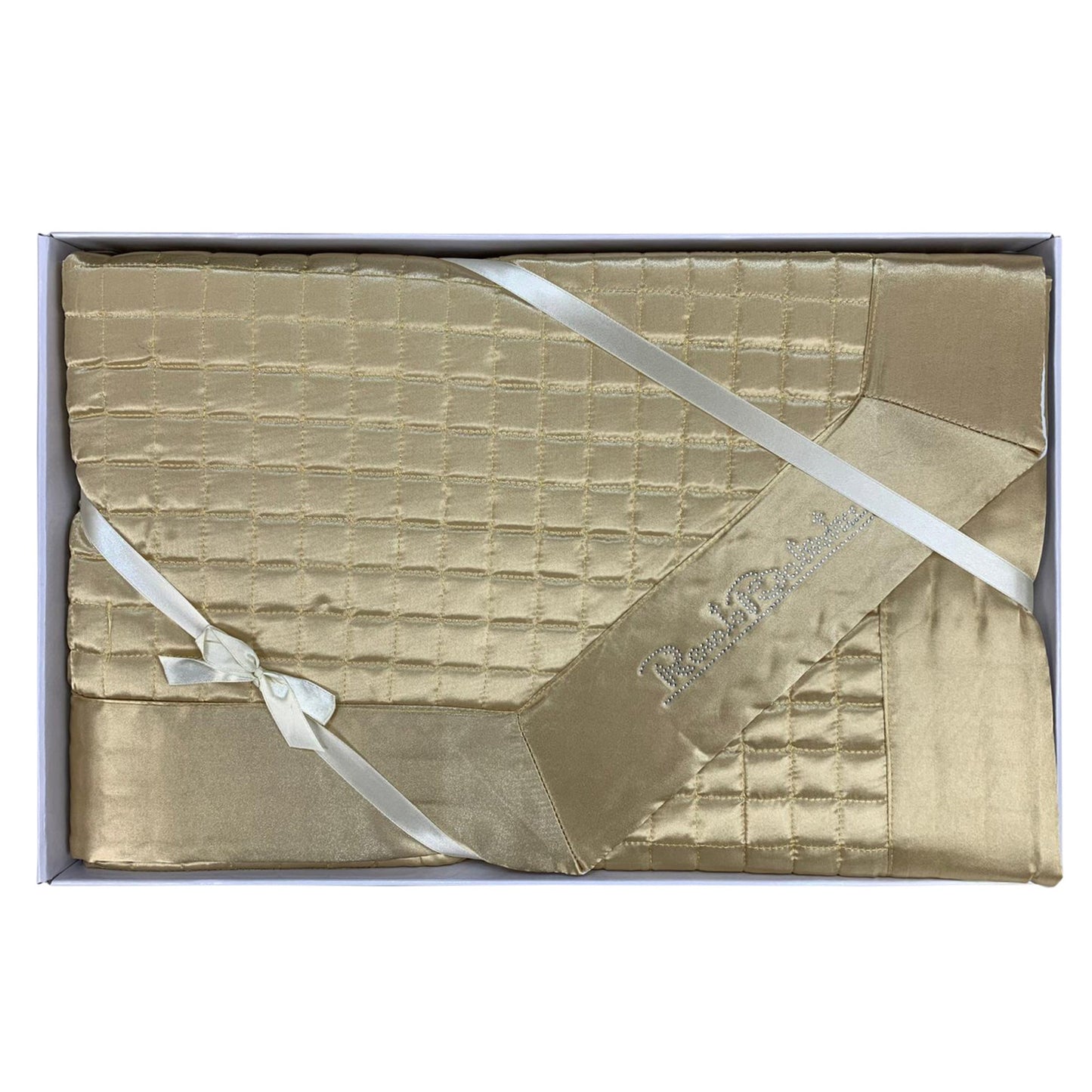 Trapuntino copriletto trapuntato Renato Balestra letto matrimoniale Viola 1944