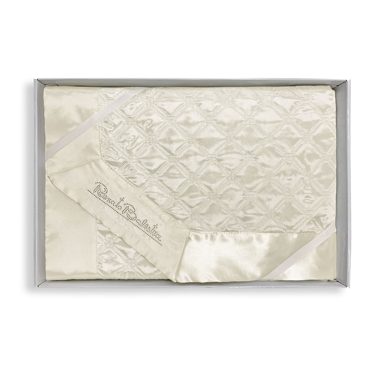 Trapuntino copriletto trapuntato Renato Balestra letto matrimoniale Viola 1944