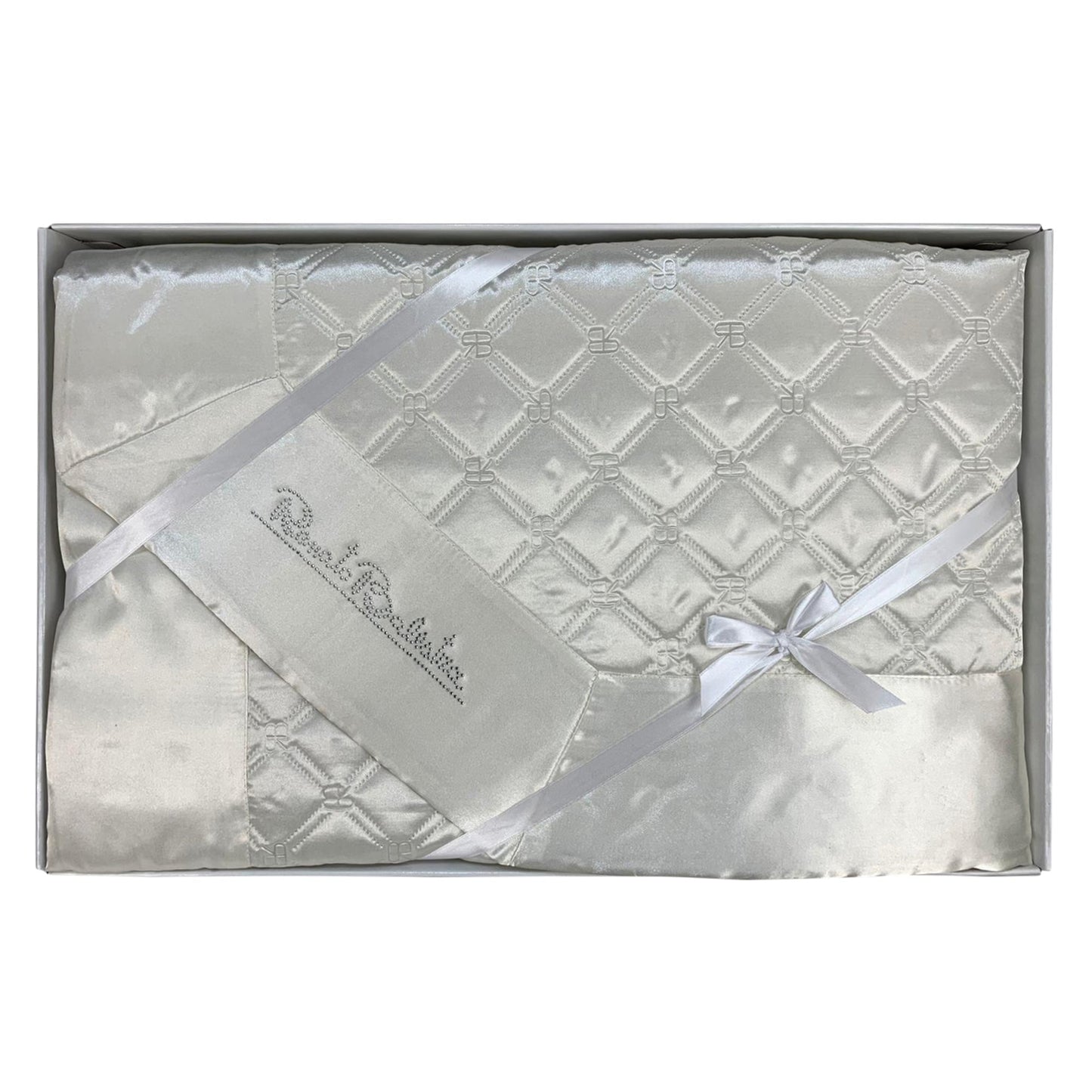 Trapuntino copriletto trapuntato Renato Balestra letto matrimoniale Viola 1944