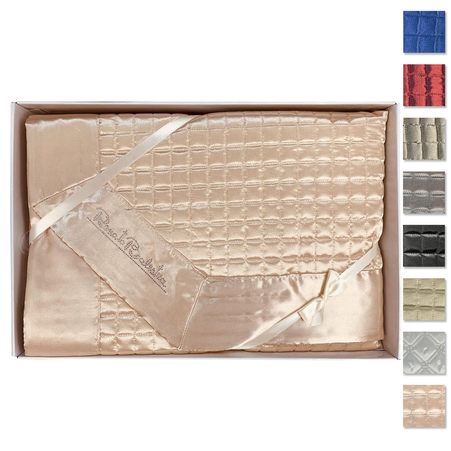 Trapuntino copriletto trapuntato Renato Balestra letto matrimoniale Viola 1944