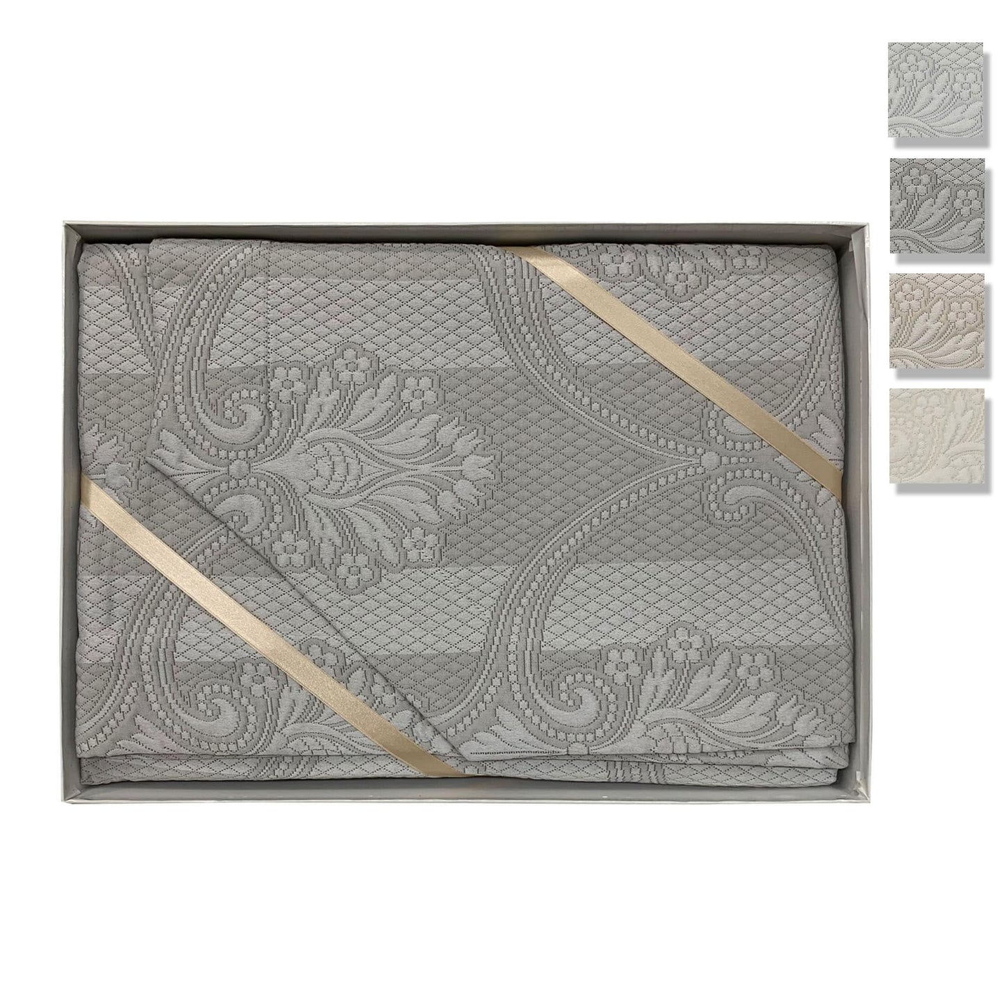 Copriletto per letto matrimoniale in jacquard Nausikaa art. Imperiale 1952