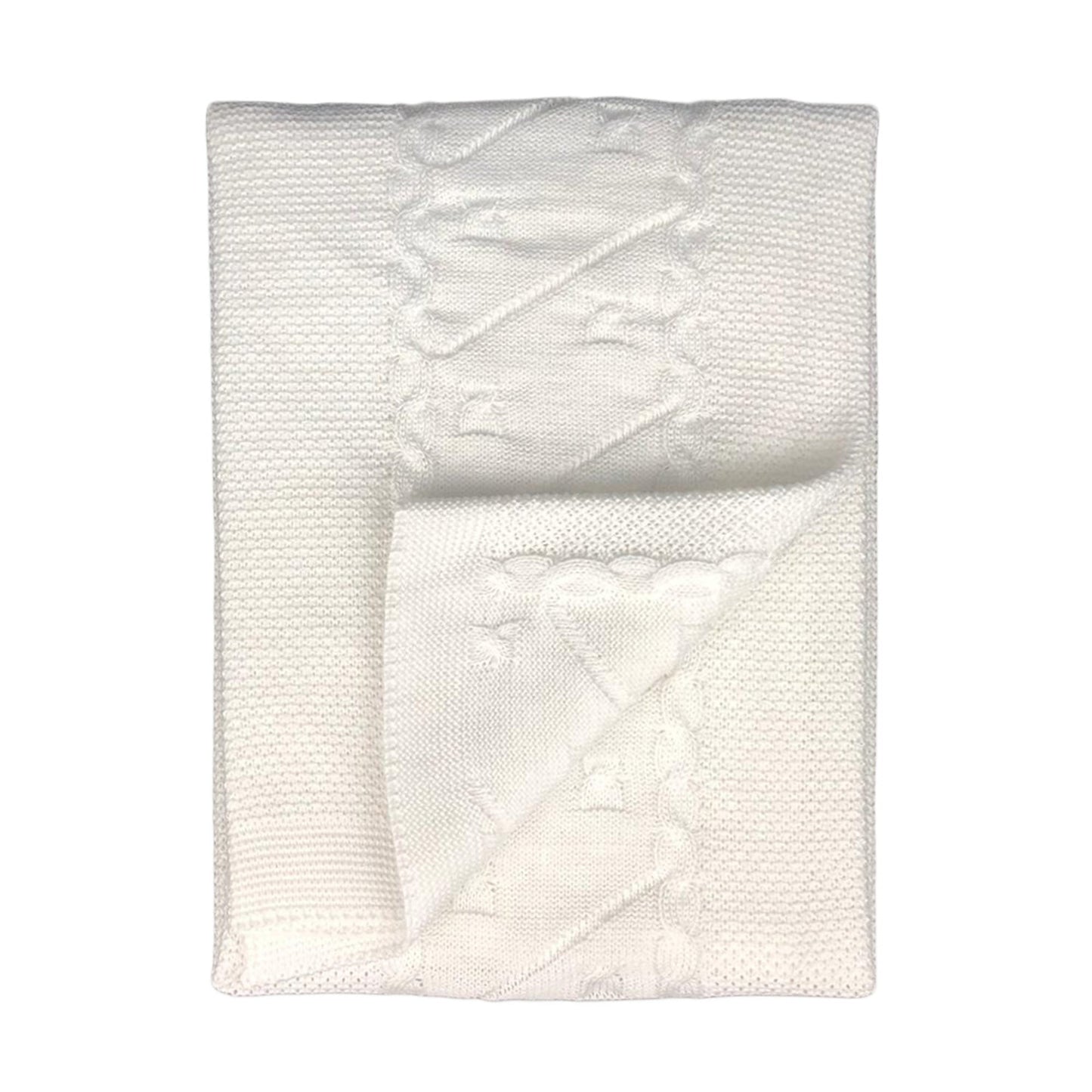 Copertina neonato in filo per culla carrozzina Nazareno Gabrielli 1962